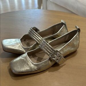 Dolce Vita Silver Flats
